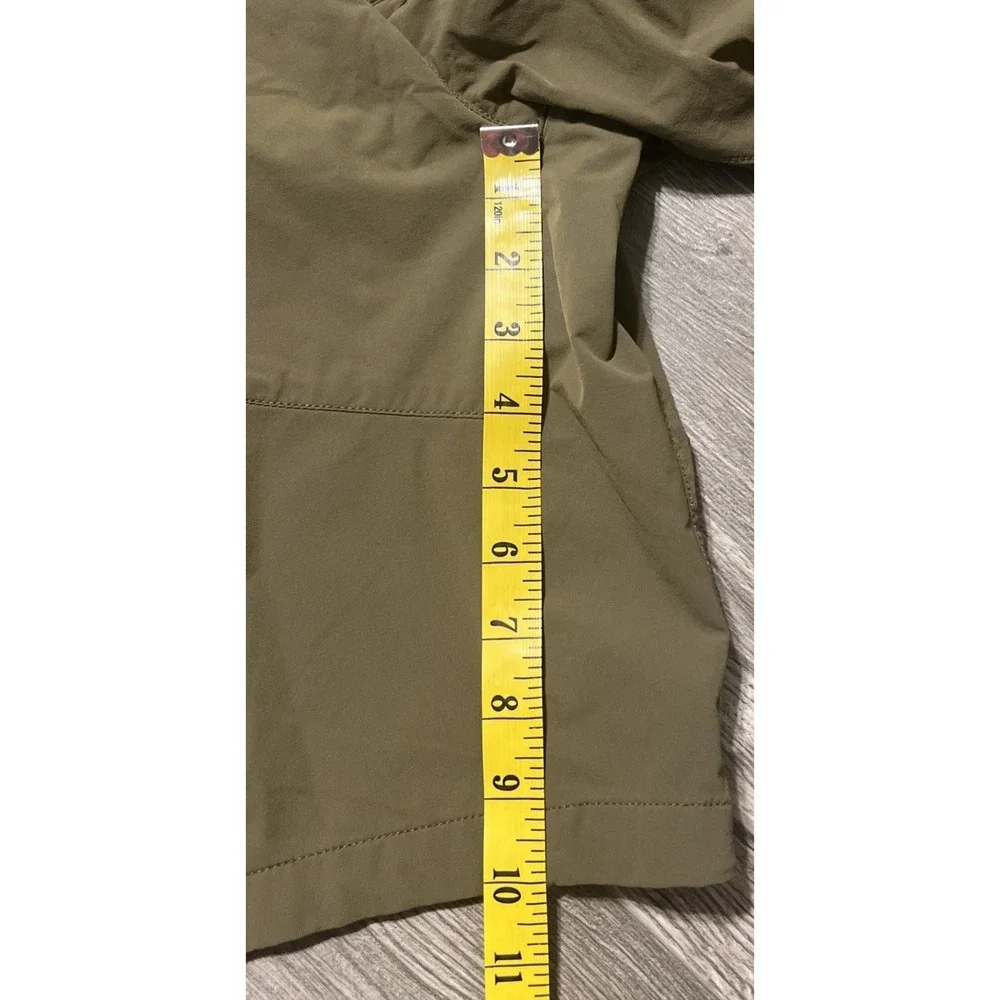 Alaskan Hardgear Army Green Men's Lightweight Nylon Hiking Shorts Size 38x10